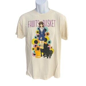 Funimation Fruits Basket Men's M graphic t-shirt sunflowers